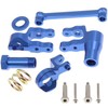 Treehobby Aluminum Alloy Steering Assembly Group,Steering Bellcranks and Servo Saver