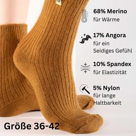 85% Angora Merino Socks Wool Socks Winter Socks Norwegian Socks Knitted Socks Cuddly Socks Women Men, Navy - dark blue