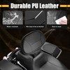 Hutexico Detachable Touring Rider Backrest, Adjustable Comfortable Driver Backrest Quick