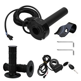 Daslleysen Full Twist Throttle for Ridstar Q20, Plug & Play Ignition Lock