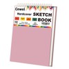 9"x12" Sketchbook Pink, 1 Pack-100 Sheets Cute Sketchbook for Girls,