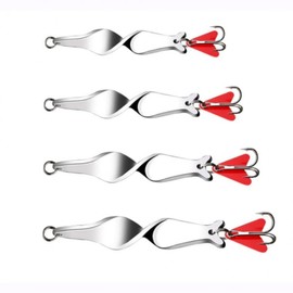 Rotating Metal Spinner Fishing Lures - Various Weights (10g, 14g, 21g, 28g) Rotating Metal Lure 10g SE03653 100ea