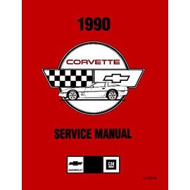 STEP-BY-STEP 1990 CORVETTE FACTORY REPAIR SHOP & SERVICE MANUAL IN A MASSIVE 2 VOLUME SET - INCLUDES; 1990 Hatchback, '90 Convertible