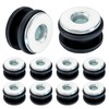 MCSDFN 10 PCS Motorcycle M6 Rubber Grommets Bolt, Motorcycle Rubber