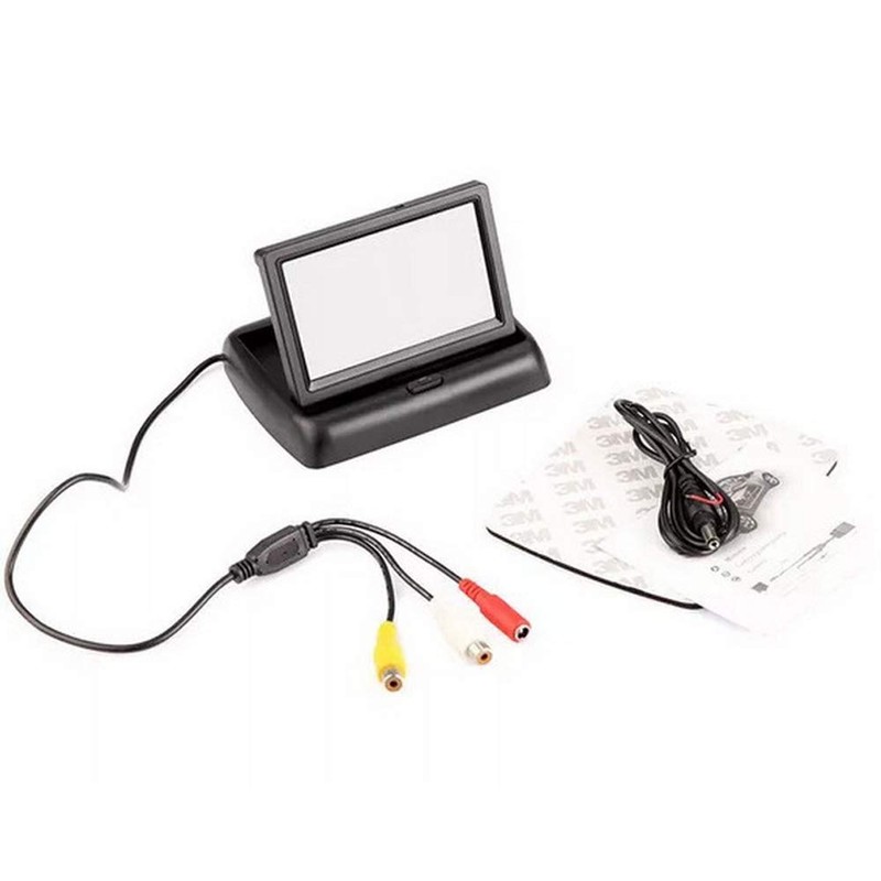 4.3 Inch TFT LCD Car Monitor Foldable Monitor Display Reverse