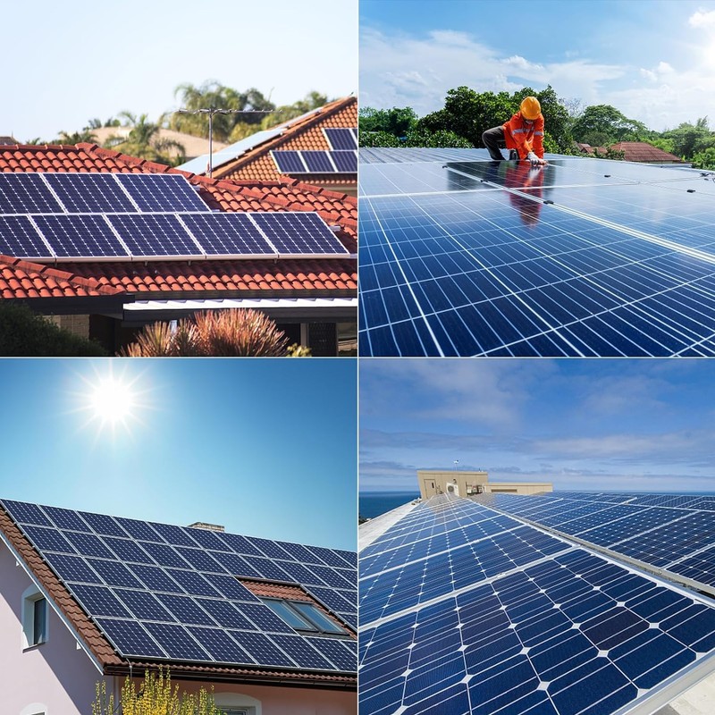 WUFANC Solar Panel Mount - Solar Panel Mount with 12