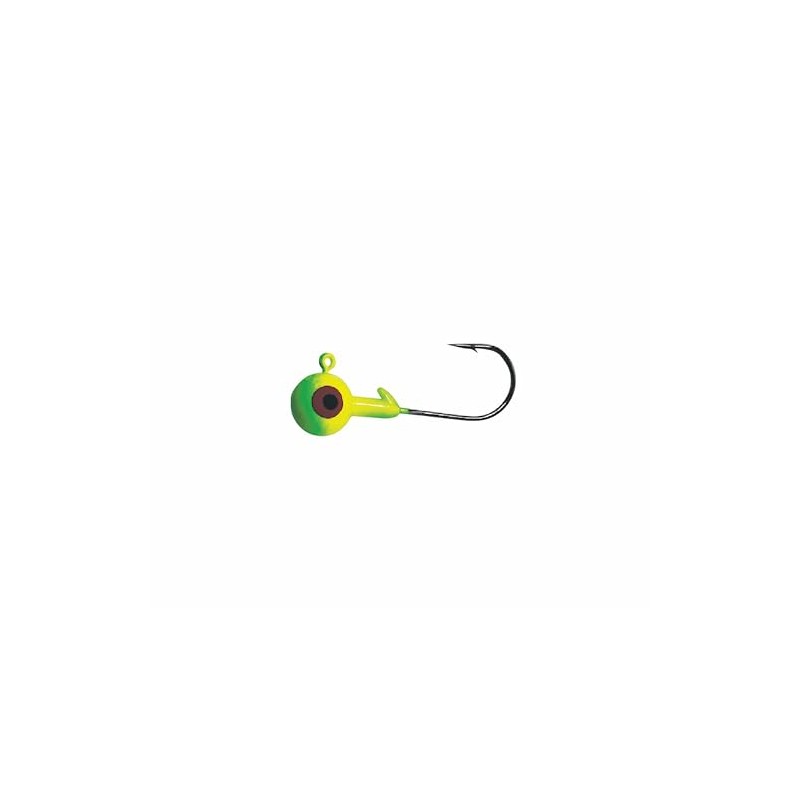 Luck E Strike Round Jig Heads (10 Fishing Jigs) 1/4