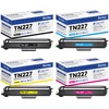 TN-227BK/C/M/Y TN227 High Yield Toner Cartridge 4 Pack Compatible TN227BK