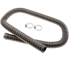 Solarhome 36061296 90394 Heater Exhaust Pipe(1m) 24mm with Clamps for Webasto Eberspacher Airtop EVO 40 ATEVO 40 EVO 55 ATEVO 55 3500 AT3500 AT5000