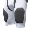 CHAMPRO Youth Tri-Flex Integrated 5 Pad Girdle White SM