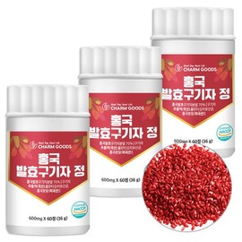 Red Yeast Fermented Goji Berry Chicory 180 Tablets / 홍국 발효 구기자 치커리 180정