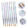 PACKOVE 8Pcs Manicure Nail Art Pens Nail Dotting and Painting