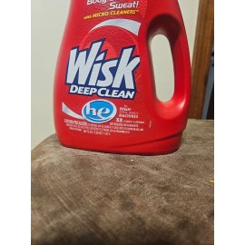 Fresh NEW WISK LAUNDRY DETERGENT DEEP CLEAN ORIGINAL 33 LOADS FRESH BREEZE