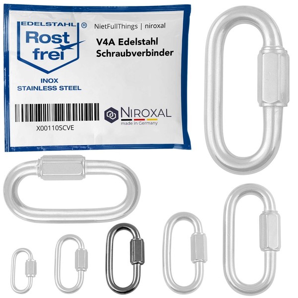 NietFullThings Stainless Steel Screw Connector, V4A, 3-12 mm Material Thickness,