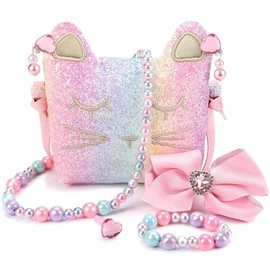 Luxureux Deluxe 10-Piece Princess Accessories, Children's Sparkling Costume, Transforming into a Princess, Pretend Princess, Birthday, Christmas, Gift, Cosplay (A)