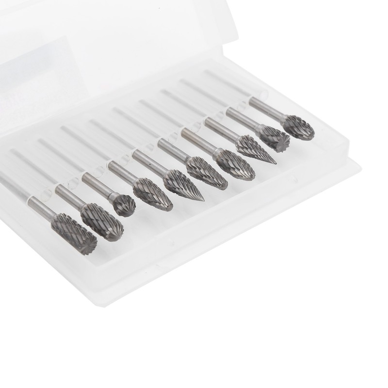 20pcs Woodworking Burr File Set Cemented Carbide Rotary Burrs Files