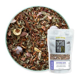 Tiesta Tea - Cozy Peppermint Cocoa, Loose Leaf Chocolate Peppermint Herbal Tea, No Caffeine, Hot & Ice Tea, 1.5 oz Pouch - 25 Cups, Natural Flavors, Rooibos Herbal Tea Loose Leaf