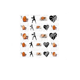 Southern Country Nails Sports - Basketball Design #105 Nail Art Decals