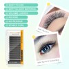 NAGARAKU 3D W Fairy Eyelash Extension, Triple Core, Thin Tips,