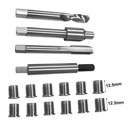 JMSMSH M9*1.25 Metric Thread Repair kit,12 12.5MM Stainless Steel Inserts