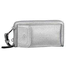 TOM TAILOR Bags Ela Women's Purse Zip Large Silver, silver