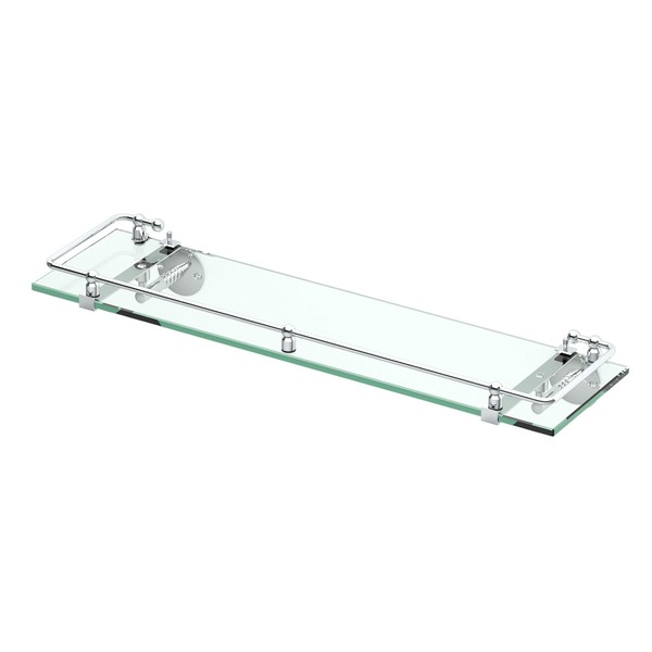 Gatco 1438C Glass Railing Shelf, Chrome