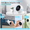 Security Cameras Wireless Outdoor Indoor Magnetic 2-Pack Install-Free Smart 2K
