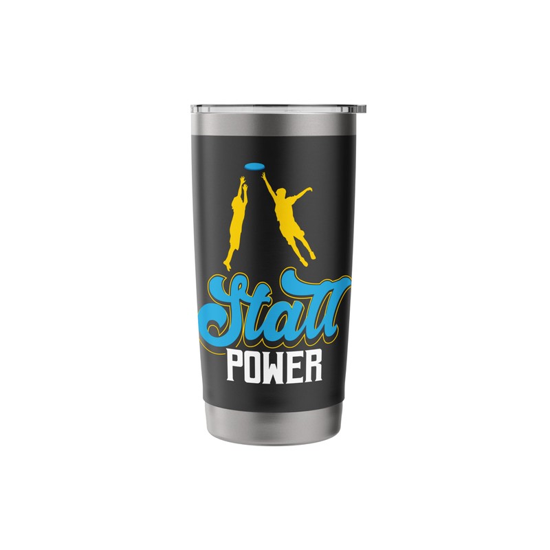 Ultimate Frisbee Stall Power Enthusiast Fun Stainless Steel Insulated Tumbler