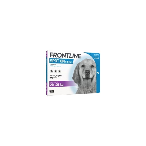 Frontline Spot-On Dog Size L (20-40kg) 4 Pipettes