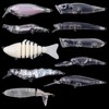 Unpainted Fishing Lure Kit, Hard Artificial Bait, Making Set with