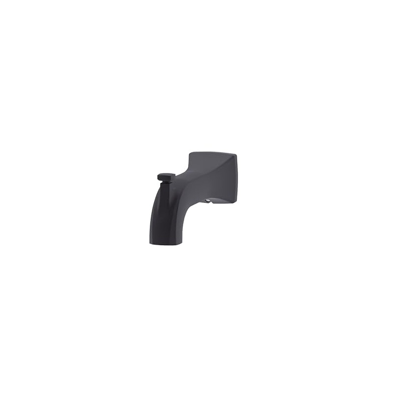 Symmons Oak Diverter Tub Spout in Matte Black