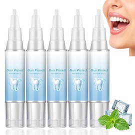 5PCS Gum Repair Gel,Protected Repairs Toothpaste,Gum Shield Soothing Gel,Deeply Cleaning Gums,Fresh Breath,Protect Gums & Or/al Care,Natural Toothpaste Treatment,Teeth Whitening Ess/ence Pen