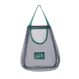 Minicoco Hanging Net String Shopping Bags 3Pcs Reusable Produce Bags Vegetables Fruits Commodities Outgoing Travel Tote String Bag Portable Grocery Mesh Bags（Green ）