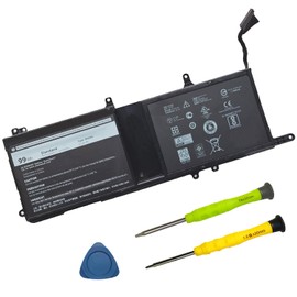 SUNNEAR 9NJM1 Laptop Battery for Dell Alienware 15 R3 R4 17 R4 R5 Series Dell ALW17C Series 0546FF 0HF250 44T2R HF250 MG2YH 0MG2YH, Dell P31E P69F Series 11.4V 3-Cell