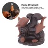 Ornamental Backflow Incense Burner Incense Holder Home Ornament with Dolphin