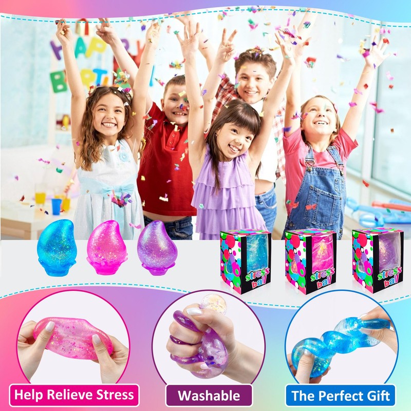 Sensory Squishy Toy with Gorgeous Soft Squeeze Feel, 3" Tall