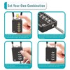 4 Digit Cable Combination Lock 7.1 inches Bold Cable for