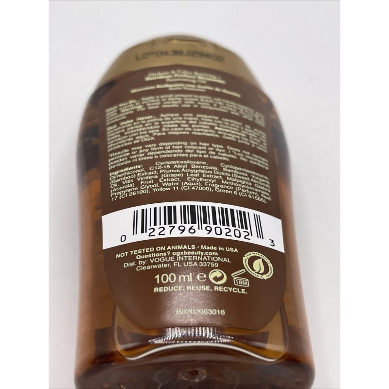 OGX Hydrate & Tone Reviving + Bamboo Radiant Brunette Penetrating