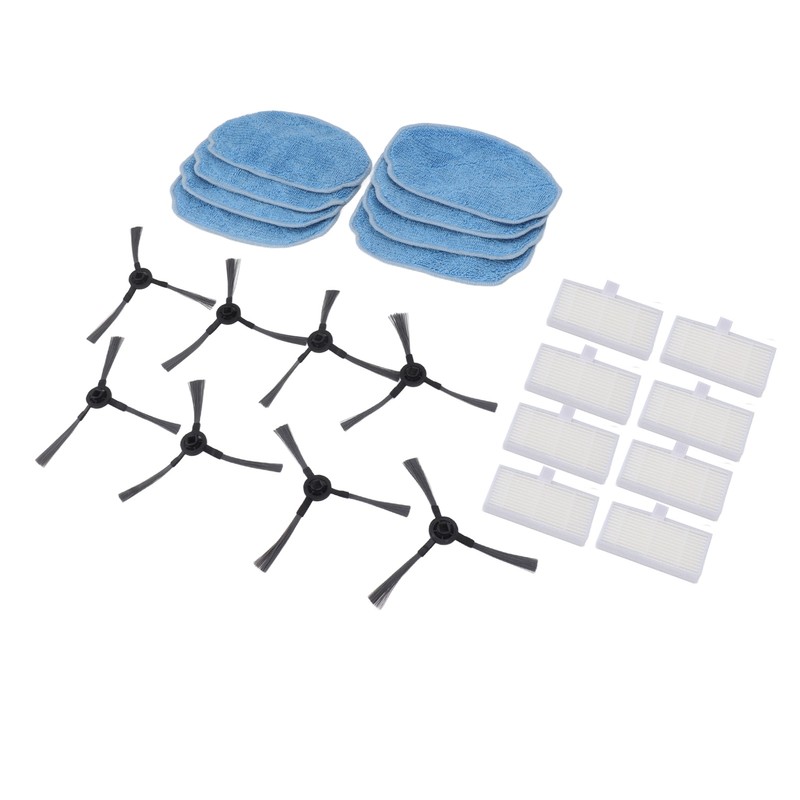 Robotic Vacuum Cleaner Accessories Kit Mop Cloth Side Brush Filter