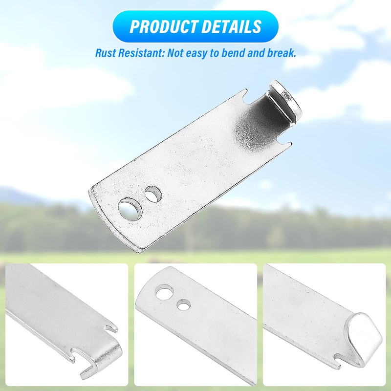 plplaaoo 5Pcs Fence Wire Tensioner,Steel Fence Wire Twist Tool,Easy to