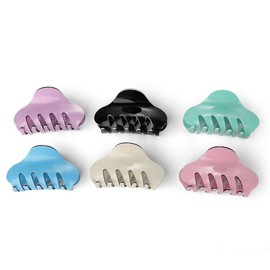 Liasun 3.3" Jelly Color Hair Claw Clip-Acrylic Strong Holding Power Hair Clips Hairgrip for Women and Girls Hair Barrettes for Medium or Long Hair (Purple)