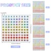 ZEYIYER Small Number Stickers 1 to 500 Vinyl Consecutive Number