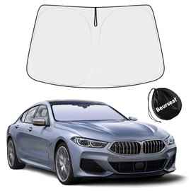 Beurseaf Sun Protection Car Front Windscreen Interior, Sun Protection Car, Car UV Protection, 2025 Foldable Reflective Parasol with UV Protection for Car Windscreen (M)