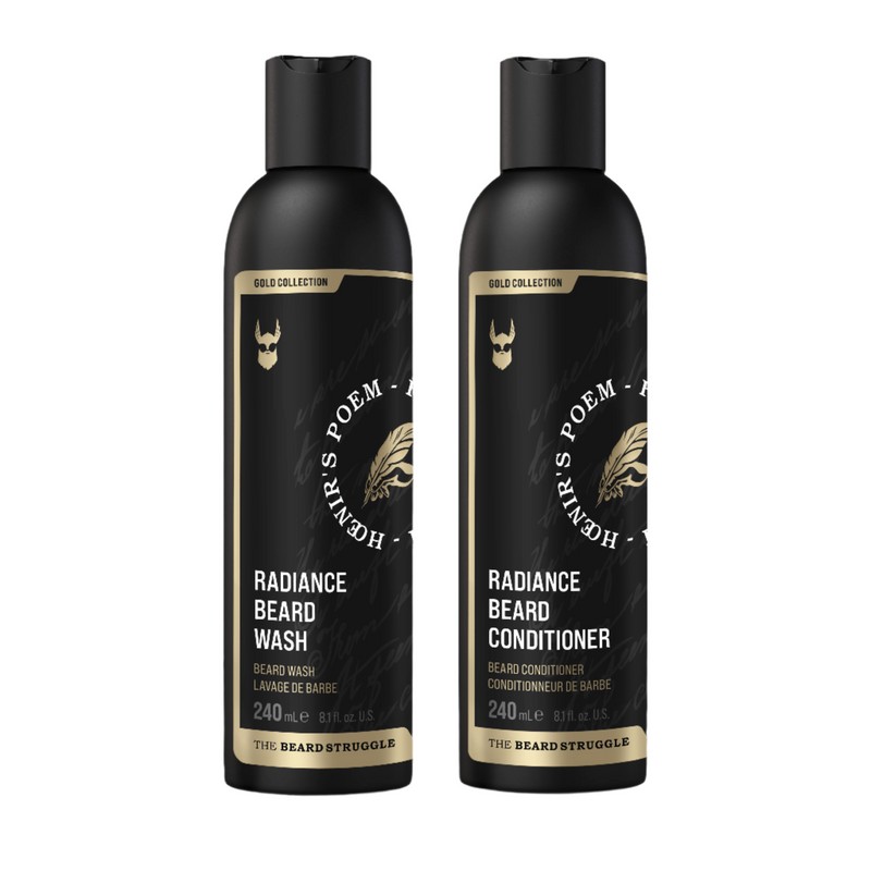The Beard Struggle Radiance Beard Bundle Gold Collection, Valhalla's Gates