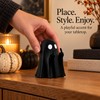 Cute Middle Finger Ghost Statue, Small Halloween Decor for Home,