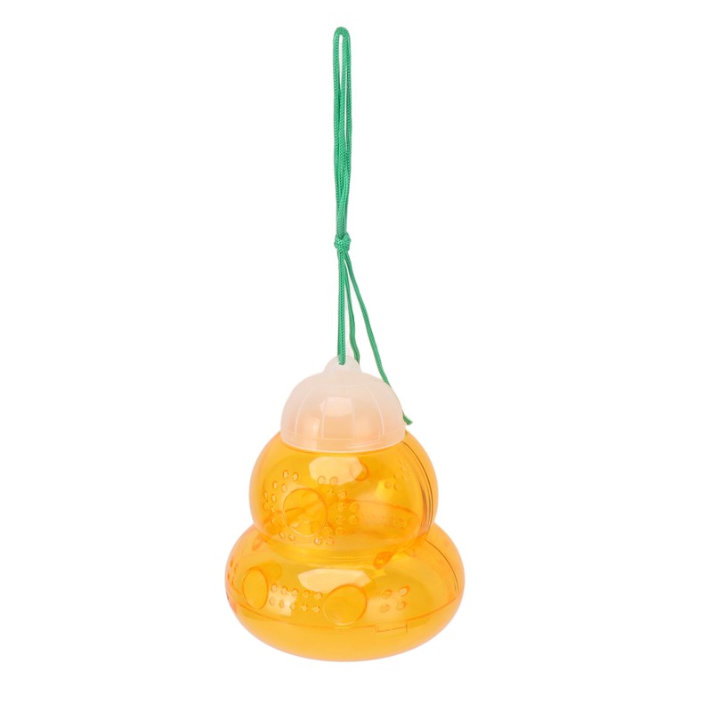 Bee Traps Waterproof Plastic Wasp Catcher 6 Entrances Yellow Jacket