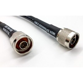 Cable Assemblies Now -Times Microwave LMR-400 12 feet Coaxial Cable N-Male to N Male Connectors