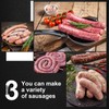 Wutfly 3 Sizes Stainless Steel Sausage Stuffing Tubes and Sausage