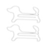 100pcs Dog Shaped Paper Clips Slip Resistance Exquisite Cute Paper