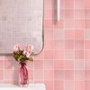 Pink Peel & Stick Backsplash - Self Adhesive Square Tiles